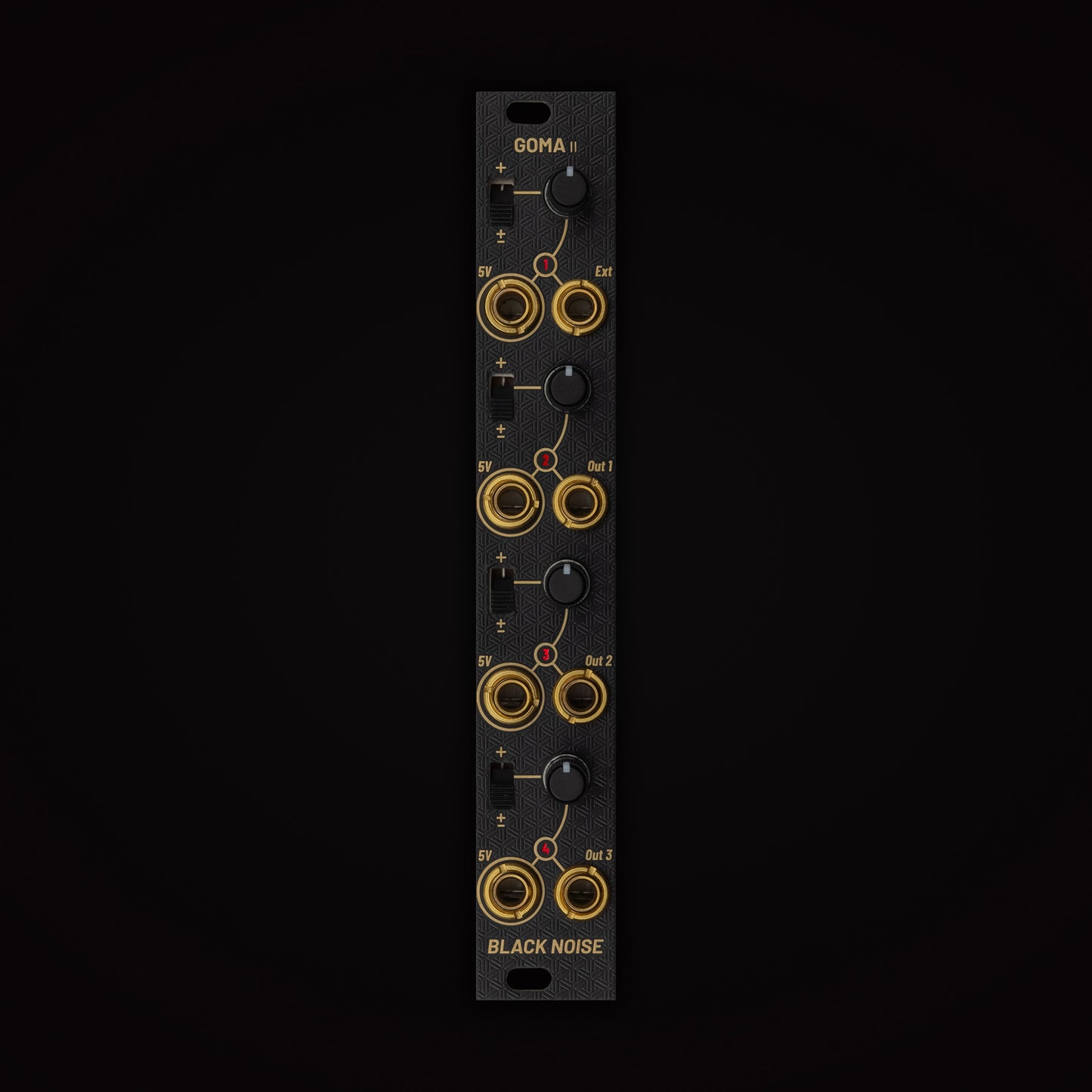BLACK-NOISE_GOMA-II_Frontplate