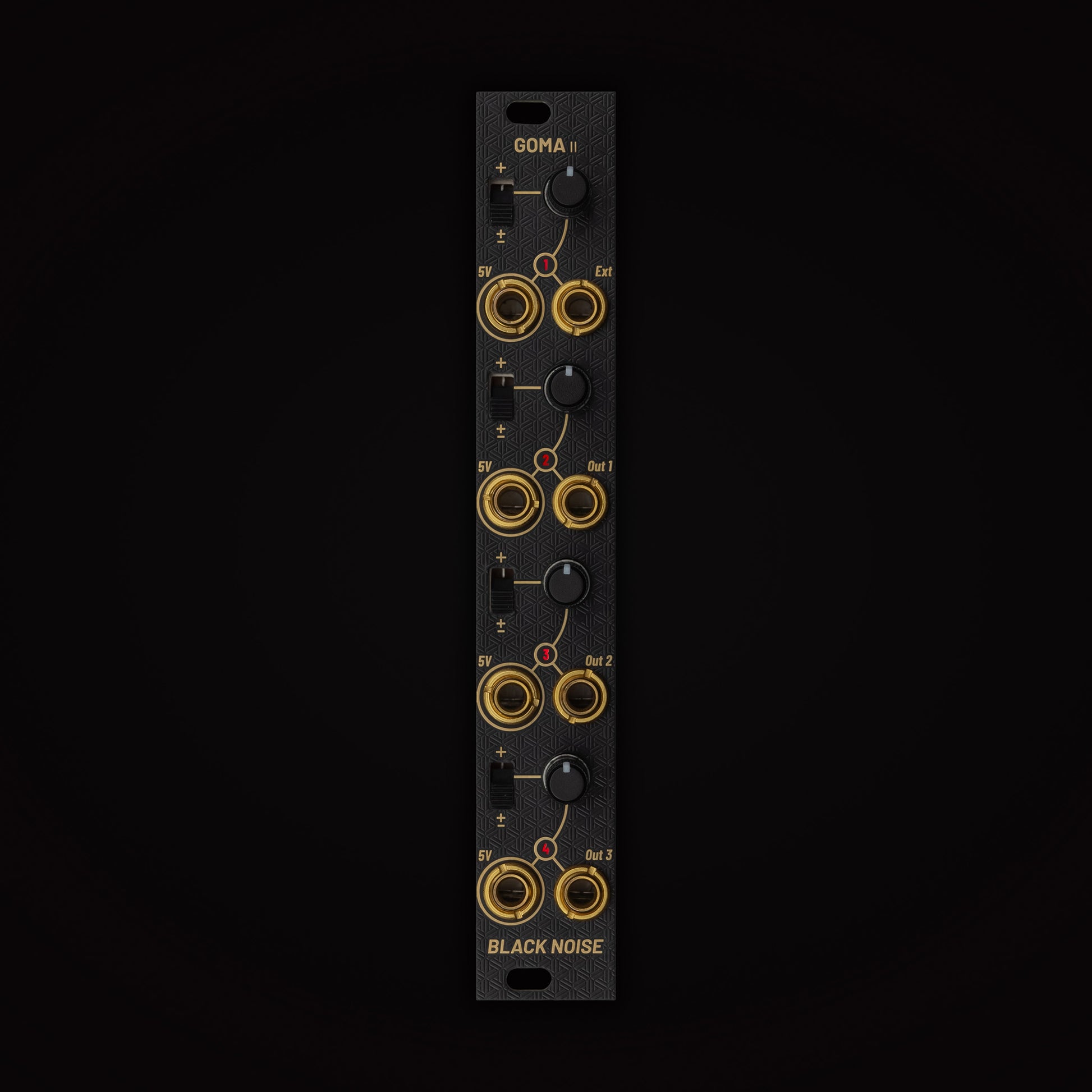 BLACK-NOISE_GOMA-II_Frontplate