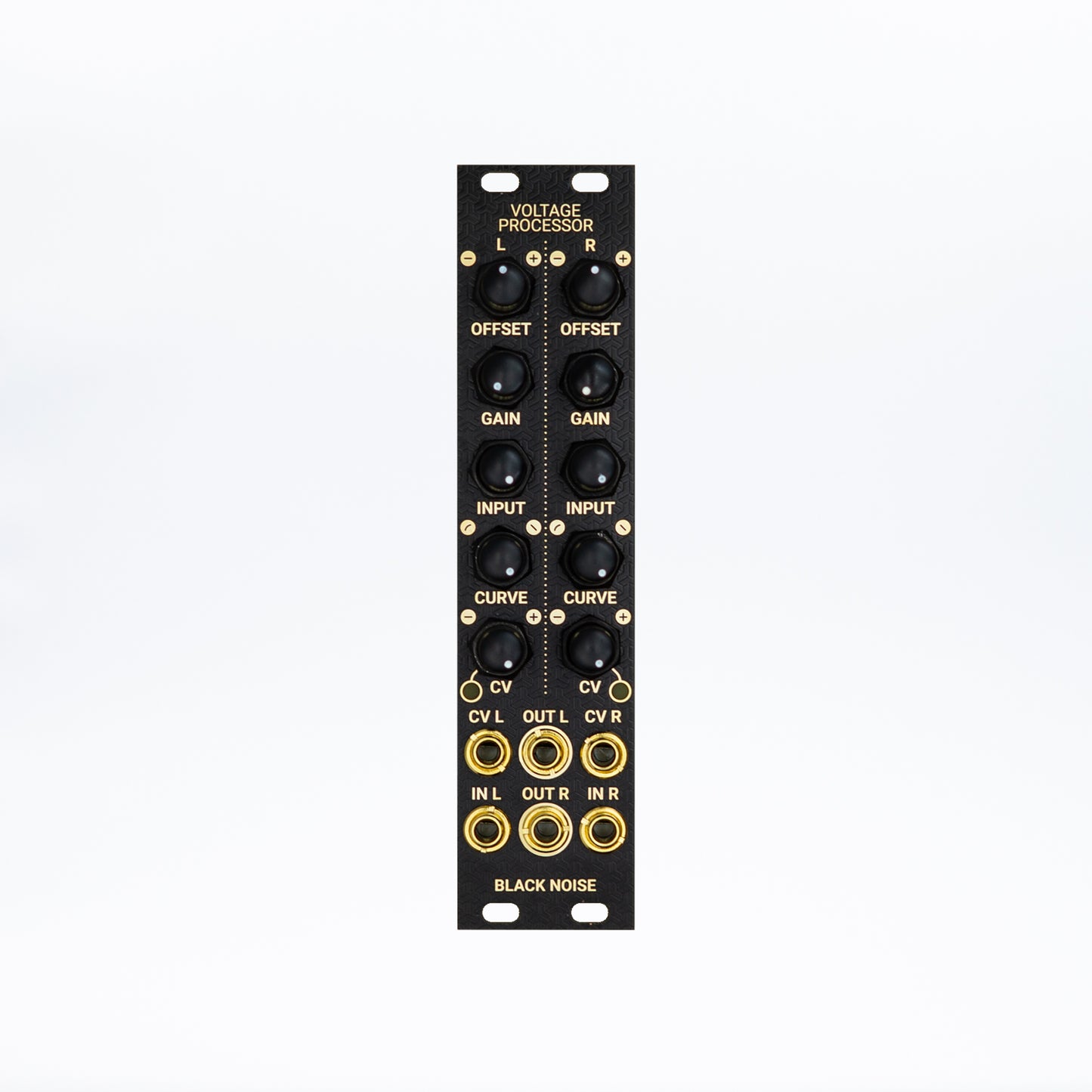 Frontplate BLACK NOISE MODULAR Eurorack module Voltage Processor