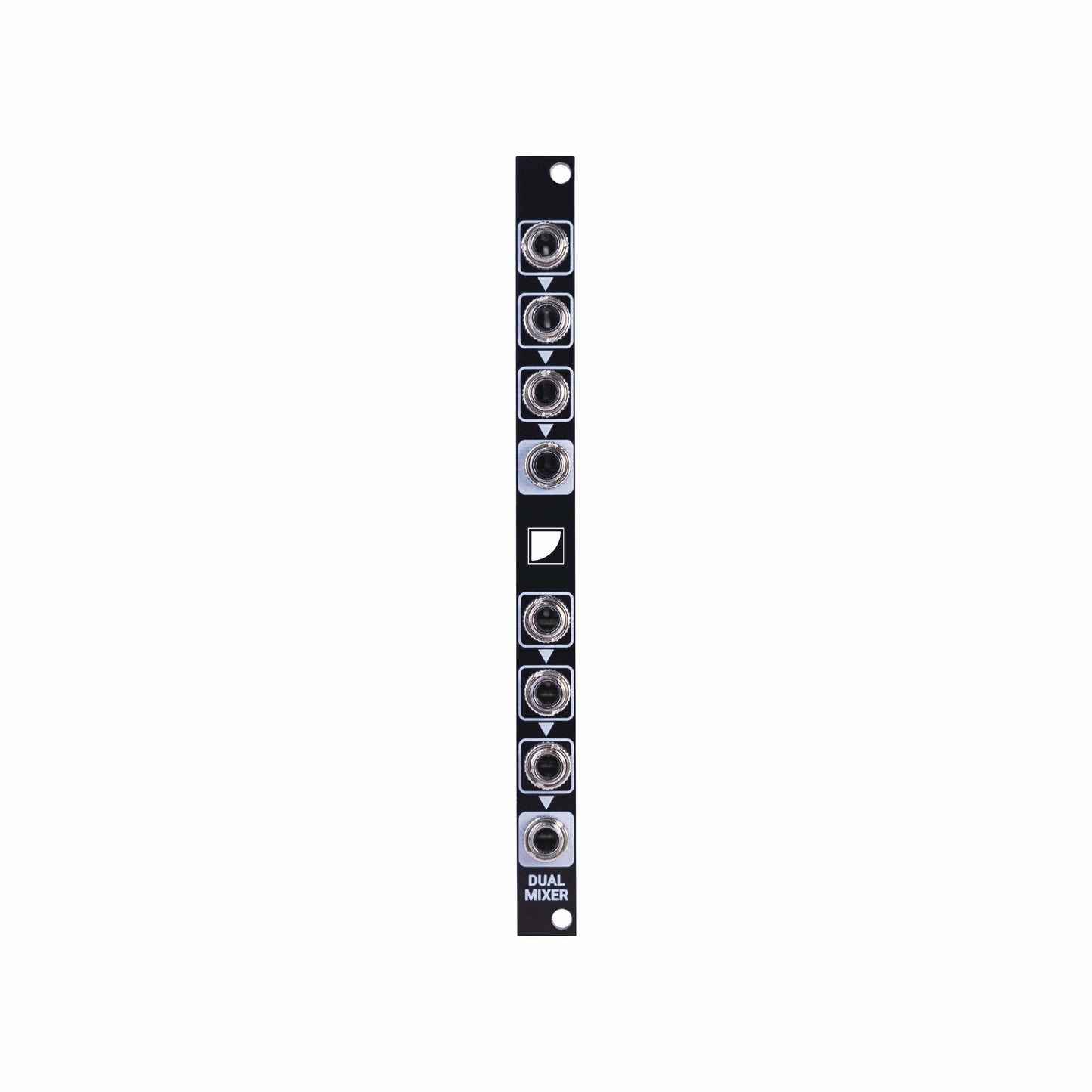 Frontplate BLACK NOISE MODULAR Eurorack module Dual Mixer