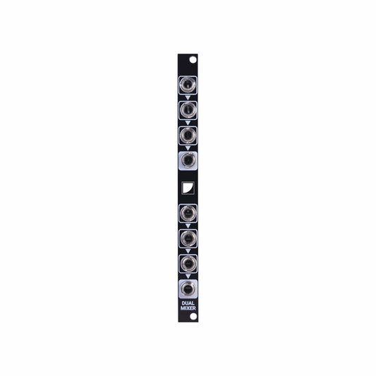 Frontplate BLACK NOISE MODULAR Eurorack module Dual Mixer
